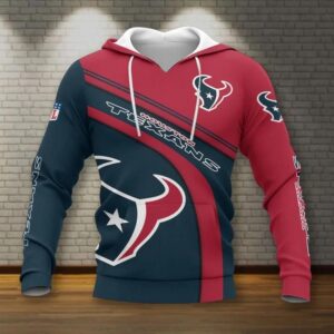 NFL Houston Texans All Over Print Hoodie, NFL Hoodie