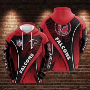 NFL Atlanta Falcons 3D Hoodie 10, NFL Hoodie