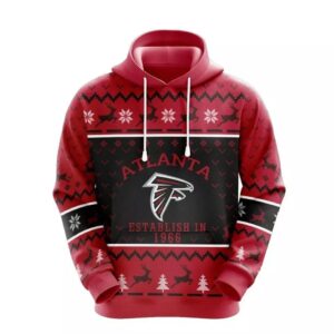 NFL Atlanta Falcons 3D Hoodie 11, NFL Hoodie