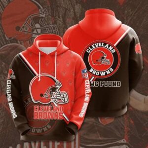 Cleveland Browns Helmet Logo – Hoodie 3D, NFL Hoodie