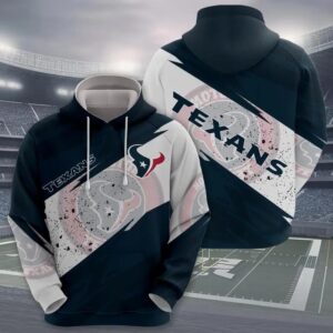 NFL Houston Texans Logo 3D Hoodie 2, NFL Hoodie