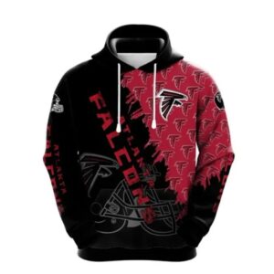 NFL Atlanta Falcons 3D Hoodie 3, NFL Hoodie