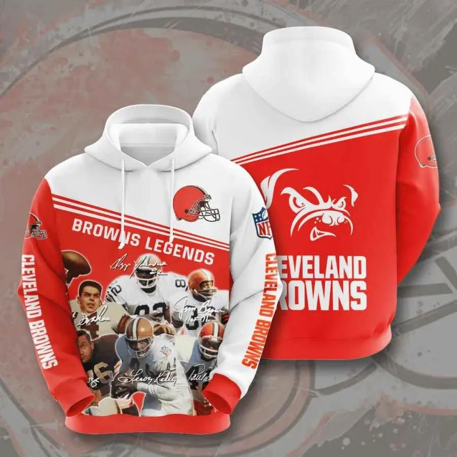 Cleveland Browns Legends 3D Hoodie, NFL Hoodie Cleveland Browns Legends 3D Hoodie, NFL Hoodie