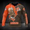 Cleveland Browns Mascot All Over Print Hoodie 1, NFL Hoodie
