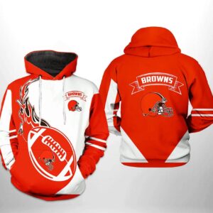 Cleveland Browns NFL 3D Hoodie, NFL Hoodie