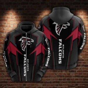 NFL Atlanta Falcons 3D Hoodie 8, NFL Hoodie
