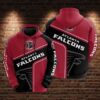 NFL Atlanta Falcons 3D Hoodie 9, NFL Hoodie