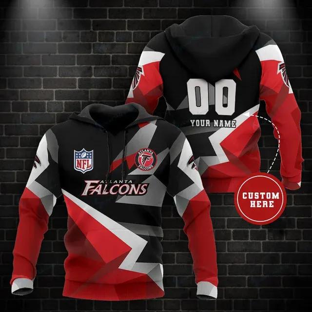 NFL Atlanta Falcons Personalized 3D Hoodie, NFL Hoodie NFL Atlanta Falcons Personalized 3D Hoodie, NFL Hoodie