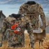Cleveland Browns Realtree Hunting Camo 3D Hoodie, NFL Hoodie