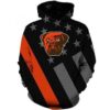 Cleveland Browns Star 3D Hoodie, NFL Hoodie