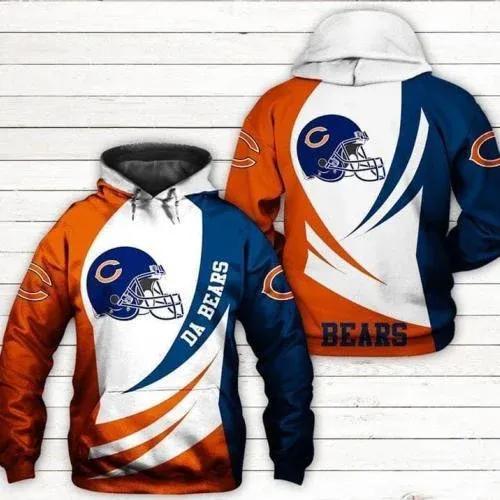Da Bears For Chicago Bears Lover – Hoodie 3D, NFL Hoodie Da Bears For Chicago Bears Lover – Hoodie 3D, NFL Hoodie