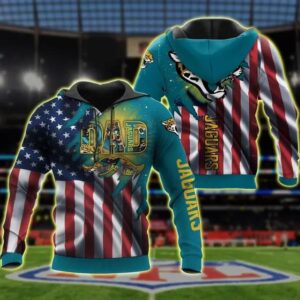 Dad Jacksonville Jaguars For Gift Father is Day 3D Hoodie, NFL Hoodie