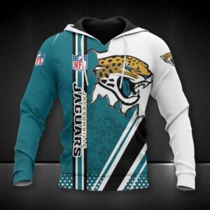 NFL Jacksonville Jaguars All Over Print Hoodie, NFL Hoodie