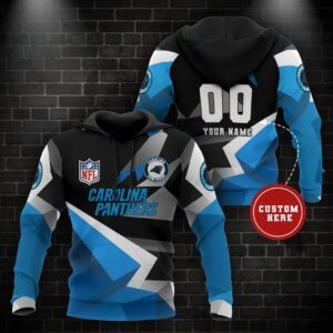 NFL Carolina Panthers Personalized 3D Hoodie, NFL Hoodie