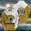 NFL Jacksonville Jaguars Logo 3D Hoodie 2, NFL Hoodie