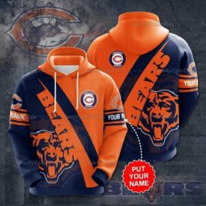 NFL Chicago Bears   Personalized 3D Hoodie 1, NFL Hoodie