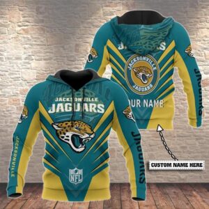 NFL Jacksonville Jaguars Personalized 3D Hoodie 3, NFL Hoodie