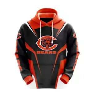 NFL Chicago Bears 3D Hoodie 11, NFL Hoodie