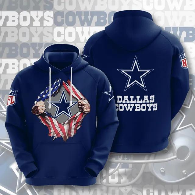 Dallas Cowboys Blood Inside Me Heart American Flag 3D Hoodie, NFL Hoodie Dallas Cowboys Blood Inside Me Heart American Flag 3D Hoodie, NFL Hoodie