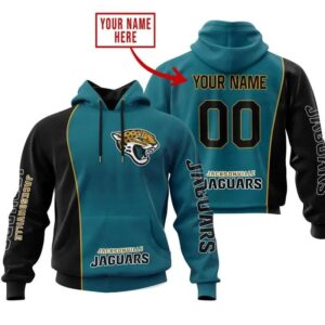 NFL Jacksonville Jaguars Personalized 3D Hoodie 6, NFL Hoodie