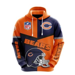 NFL Chicago Bears 3D Hoodie 14, NFL Hoodie