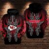 NFL Kansas City Chiefs 3D Hoodie 3, NFL Hoodie