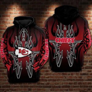 NFL Kansas City Chiefs 3D Hoodie 3, NFL Hoodie