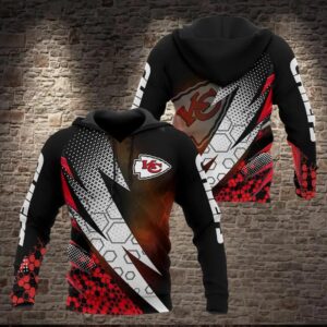 NFL Kansas City Chiefs 3D Hoodie 4, NFL Hoodie