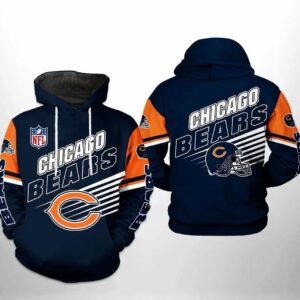 NFL Chicago Bears 3D Hoodie 2, NFL Hoodie