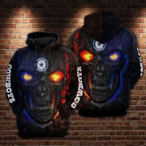 Dallas Cowboys Lava Skull 3D Hoodie, NFL Hoodie