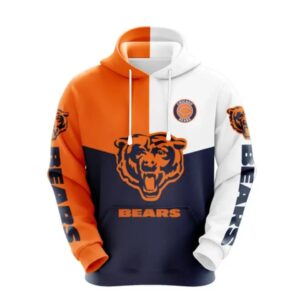 NFL Chicago Bears 3D Hoodie 8, NFL Hoodie