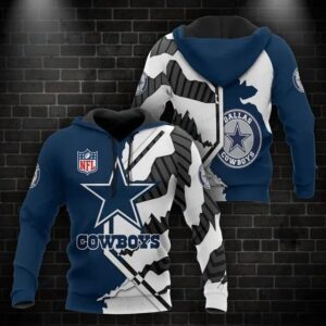 Dallas Cowboys NFL 3D Hoodie, NFL Hoodie