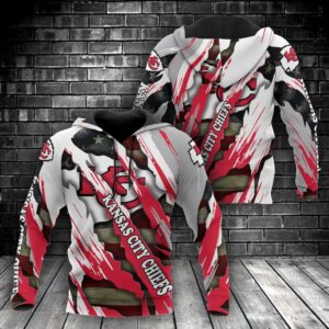 NFL Kansas City Chiefs 3D Hoodie 7, NFL Hoodie