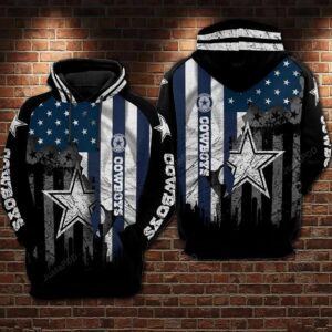 Dallas Cowboys Nfl Football Flag American 3D Hoodie, NFL Hoodie