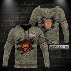 NFL Chicago Bears Personalized Hoodie, NFL Hoodie