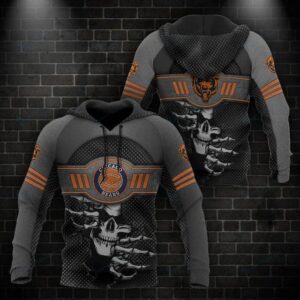 NFL Chicago Bears Skeleton 3D Hoodie, NFL Hoodie