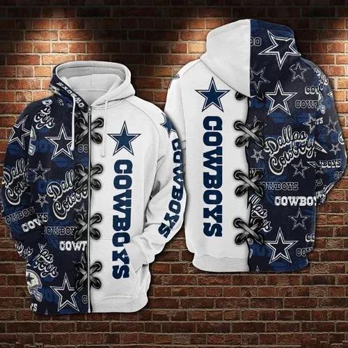 Dallas Cowboys Printed – Hoodie 3D, NFL Hoodie Dallas Cowboys Printed – Hoodie 3D, NFL Hoodie