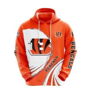 NFL Cincinnati Bengals 3D Hoodie 4, NFL Hoodie