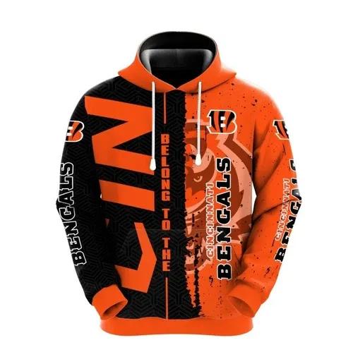 NFL Cincinnati Bengals 3D Hoodie 5, NFL Hoodie NFL Cincinnati Bengals 3D Hoodie 5, NFL Hoodie