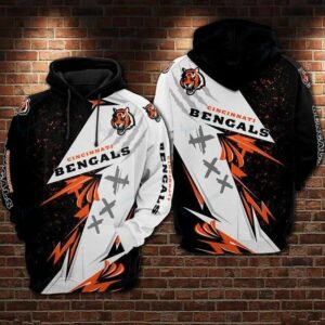 NFL Cincinnati Bengals 3D Hoodie 9, NFL Hoodie