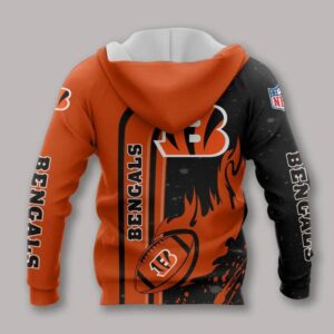 NFL Cincinnati Bengals All Over Print Hoodie, NFL Hoodie