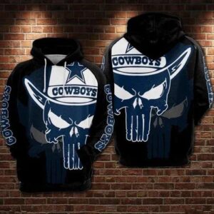 Dallas Cowboys Skull Dallas Cowboys – Hoodie 3D, NFL Hoodie