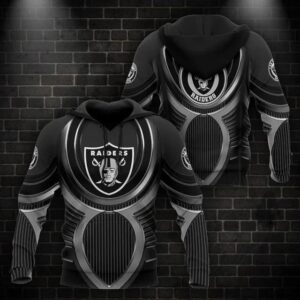 NFL Las Vegas Raiders 3D Hoodie 11, NFL Hoodie