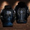 Dallas Cowboys Skull Hoodie 3, NFL Hoodie