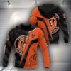 NFL Cincinnati Bengals Logo 3D Hoodie 5, NFL Hoodie