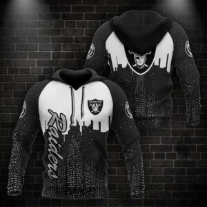 NFL Las Vegas Raiders 3D Hoodie 13, NFL Hoodie