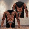 NFL Cincinnati Bengals Logo 3D Hoodie 6, NFL Hoodie