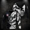NFL Las Vegas Raiders 3D Hoodie 15, NFL Hoodie