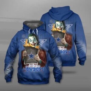 Dallas Cowboys The Joker Dallas Cowboys 3D Hoodie, NFL Hoodie