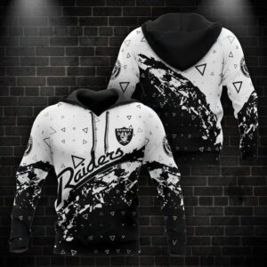 NFL Las Vegas Raiders 3D Hoodie 22, NFL Hoodie